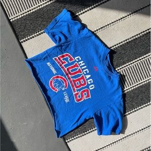 MLB’s Chicago Cubs Crop Short Sleeve Tshirt